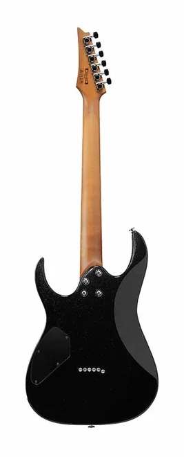 Ibanez GRG121SP-BKN, paletta con meccaniche e logo
