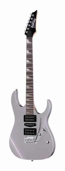 Ibanez GRG170DX-SV fotografato frontalmente