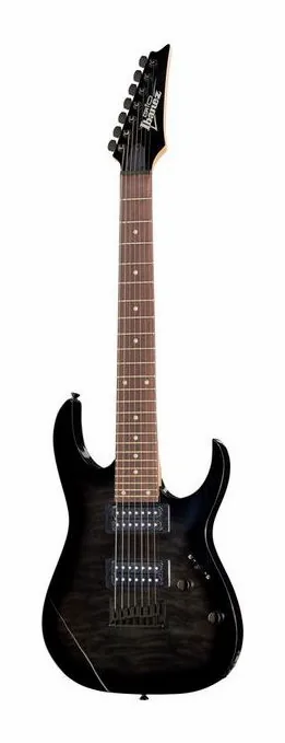 Ibanez GRG7221QA-TKS in primo piano frontale