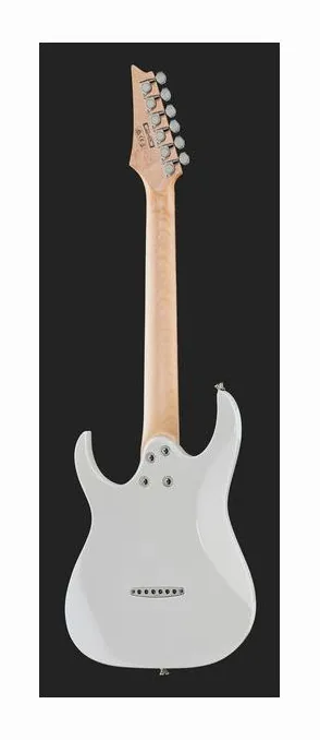 Ibanez GRGM21-WH E-Guitar Micro, curve del body viste dall'alto