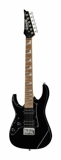 Ibanez GRGM21L-BKN fotografato frontalmente