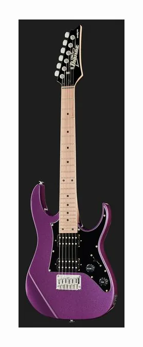 Ibanez GRGM21M-MPL, corpo e verniciatura in primo piano