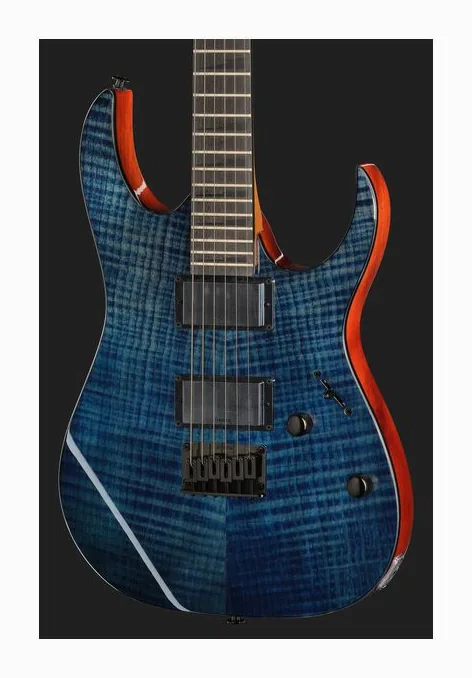 Ibanez GRGR221FA-TDK, manico e tastiera visti di lato