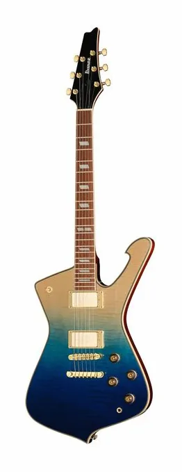 Ibanez IC420FM-TBG in primo piano frontale