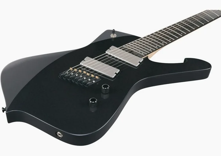 Ibanez ICMS721-IPT Iceman w/GB, manico e tastiera visti di lato