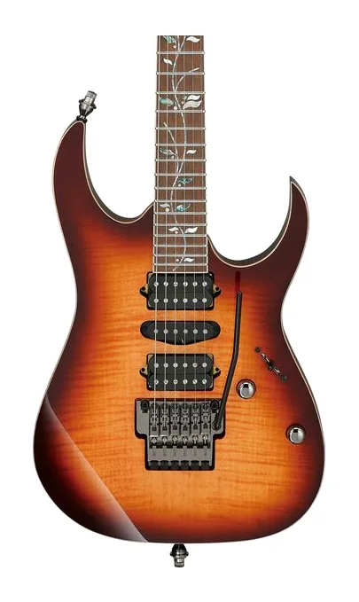 Ibanez j.custom RG8570-BSR, profilo laterale del corpo