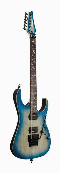 Ibanez j.custom RG8620AH-GFB, selettore pickup e jack di uscita