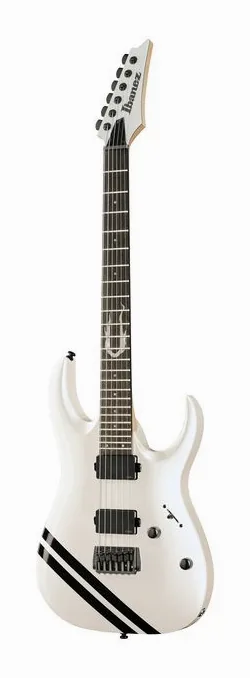 Ibanez JBBM40-PW JB Brubaker inquadrato di fronte su sfondo neutro