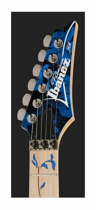Ibanez JEM77P-BFP, curve del body viste dall'alto