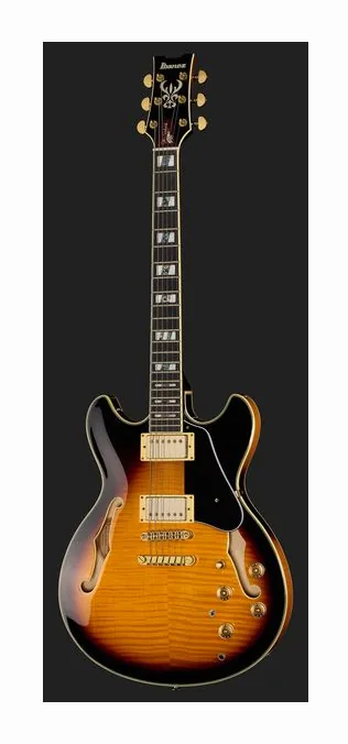 Ibanez JSM10-VYS John Scofield, corpo e verniciatura in primo piano