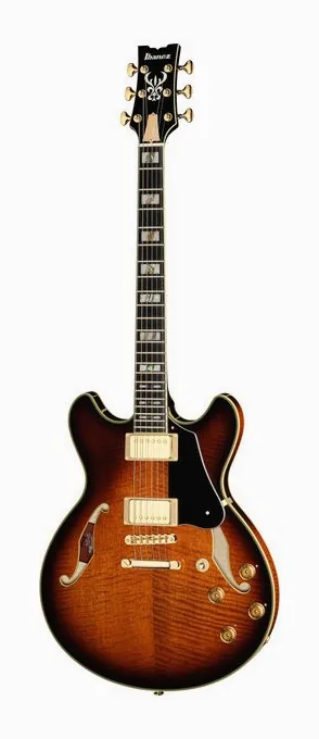 Ibanez JSM100-VT John Scofield fotografato frontalmente