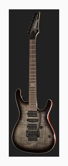 Ibanez KIKO10BP, curve del body viste dall'alto