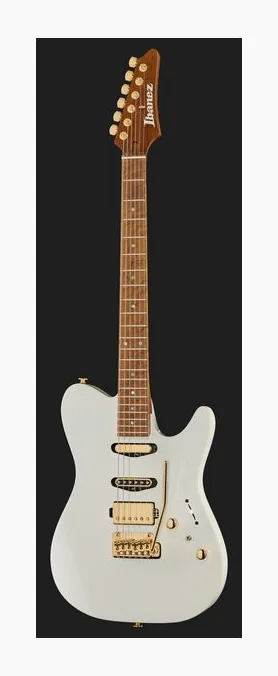 Ibanez LB1-WH Lari Basilio, selettore pickup e jack di uscita