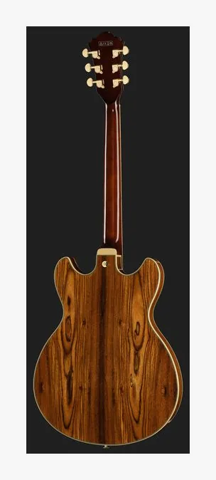 Ibanez AS93BC BK, corpo e verniciatura in primo piano
