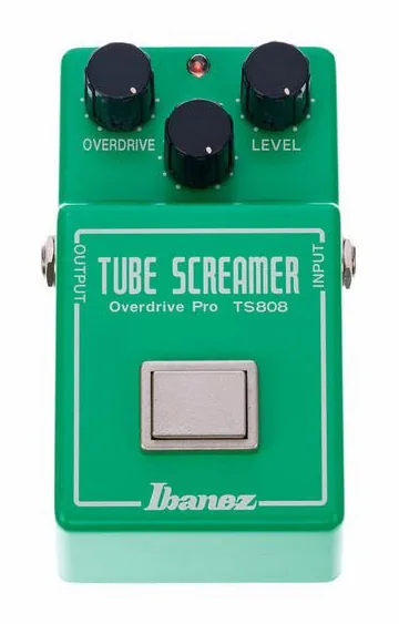 Ibanez TS808, led e interruttore a pedale