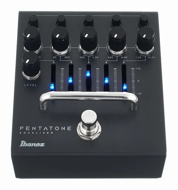Ibanez Pentatone Equalizer PTEQ, led e interruttore a pedale