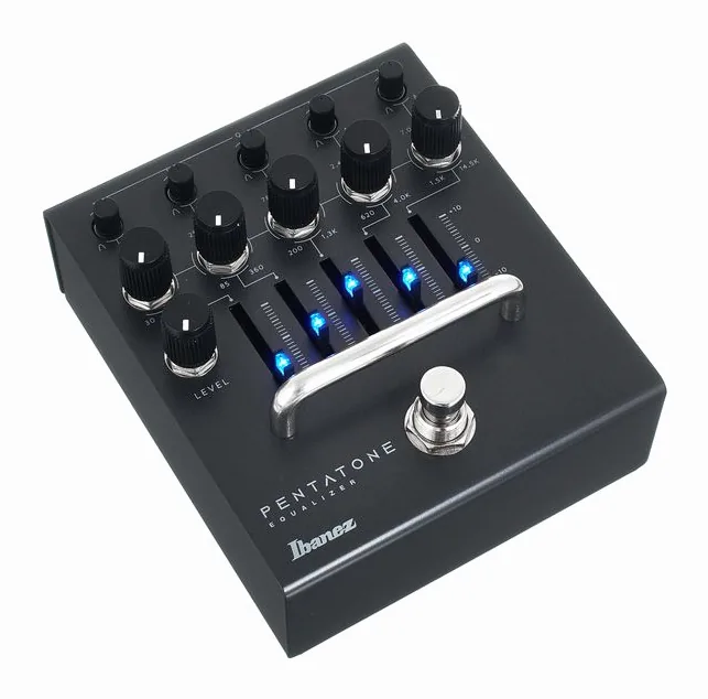 Ibanez Pentatone Equalizer PTEQ, led e interruttore a pedale