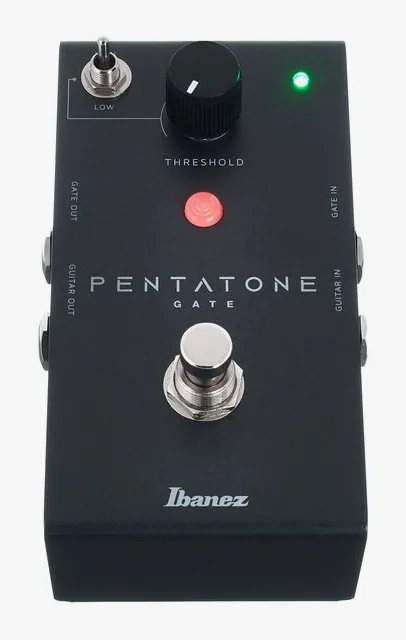 Ibanez Pentatone Gate PTGATE, manopole viste dall'alto
