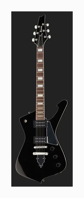 Ibanez PS60-BK, corpo e verniciatura in primo piano