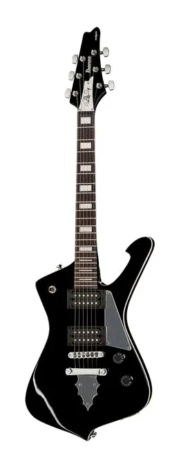 Ibanez PSM10-BKPaul Stanley Sign. fotografato frontalmente