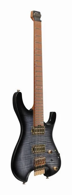 Ibanez Q52FMG-DRL, paletta con meccaniche e logo