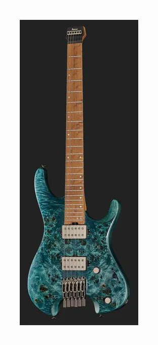 Ibanez Q52PB-COL, curve del body viste dall'alto
