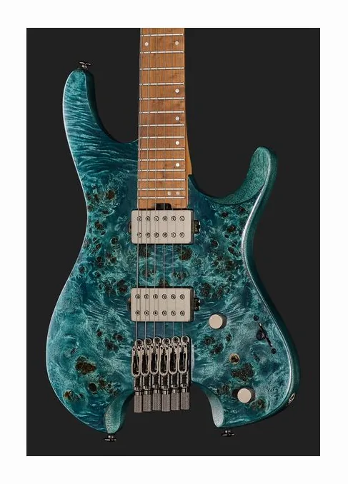 Ibanez Q52PB-COL, curve del body viste dall'alto