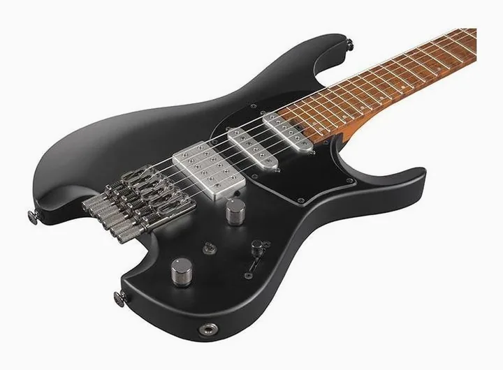 Ibanez Q54-BKF, paletta con meccaniche e logo