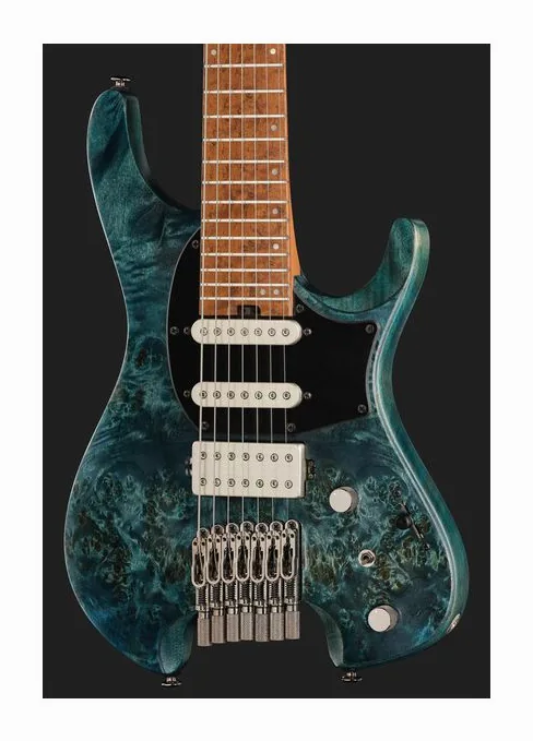 Ibanez Q547PB-COL, paletta con meccaniche e logo