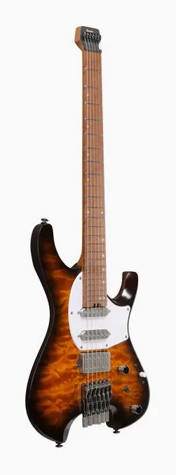 Ibanez Q54WQM-DEL, curve del body viste dall'alto