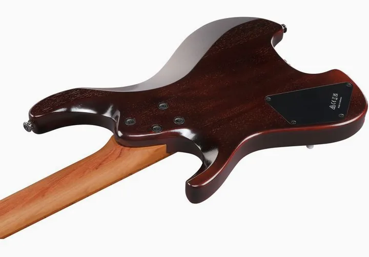 Ibanez Q54WQM-DEL, corpo e verniciatura in primo piano