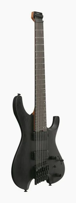 Ibanez QX527B-WK, curve del body viste dall'alto