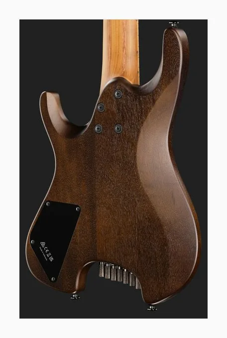 Ibanez QX527PB-ABS, paletta con meccaniche e logo