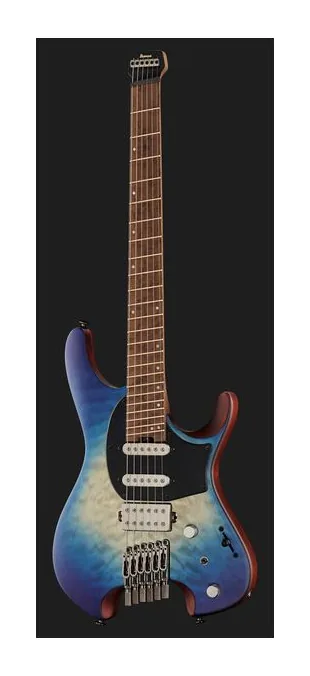 Ibanez QX54QM-BSM, curve del body viste dall'alto