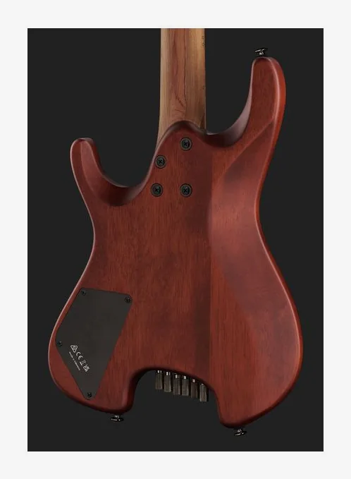 Ibanez QX54QM-BSM, vista posteriore del corpo