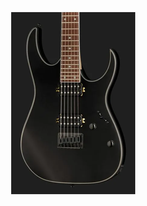 Ibanez RG421EX-BKF, paletta con meccaniche e logo