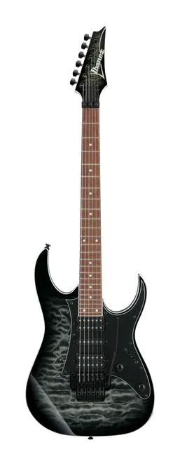 Ibanez RG450QMB-TGB fotografato frontalmente