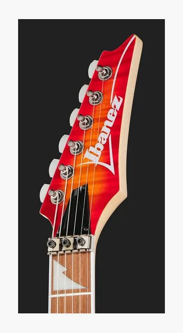 Ibanez RG470DXFM-CS, capotasto e prime posizioni della tastiera