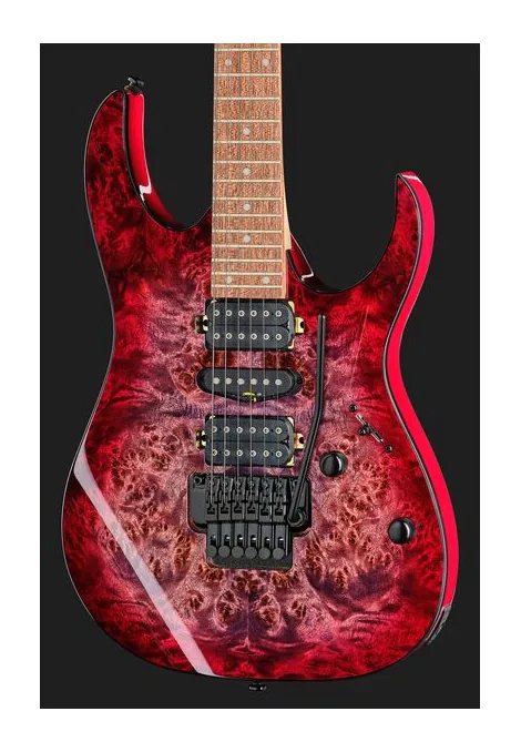 Ibanez RG470PB REB, manico e tastiera visti di lato