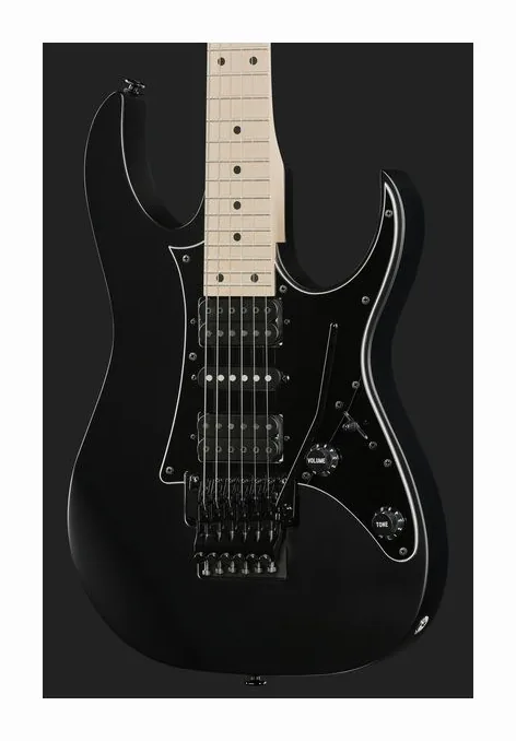 Ibanez RG550-BKF, corpo e verniciatura in primo piano