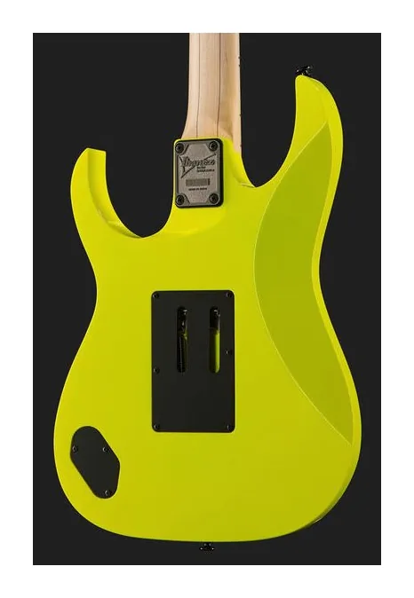 Ibanez RG550-DY, curve del body viste dall'alto