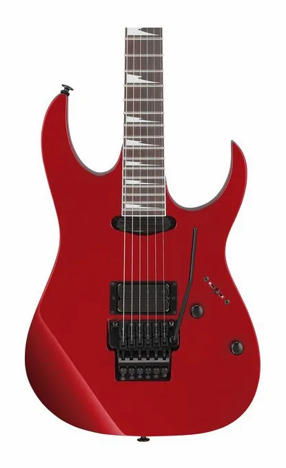 Ibanez RG565R-CA, curve del body viste dall'alto