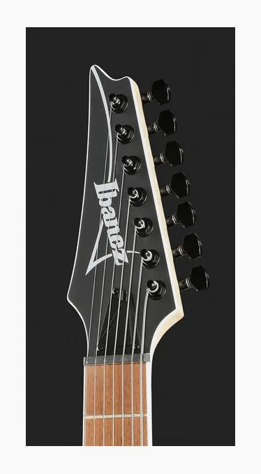 Ibanez RG7421EXL-BKF, curve del body viste dall'alto