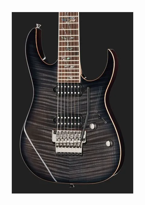 Ibanez RG8527-BRE, vista posteriore del corpo