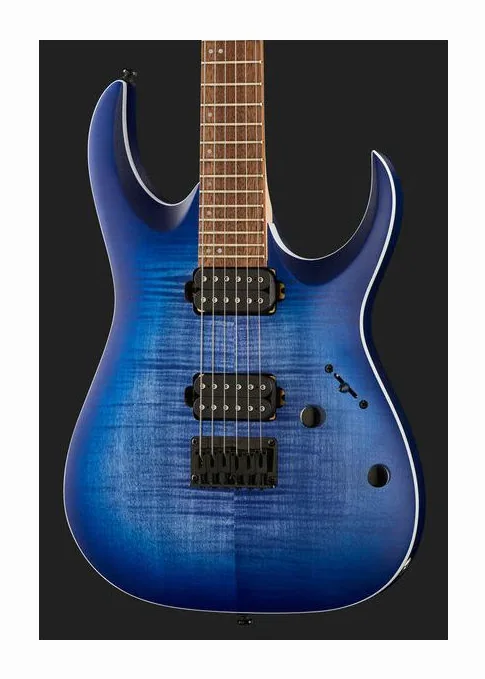 Ibanez RGA42FM-BLF, manico e tastiera visti di lato