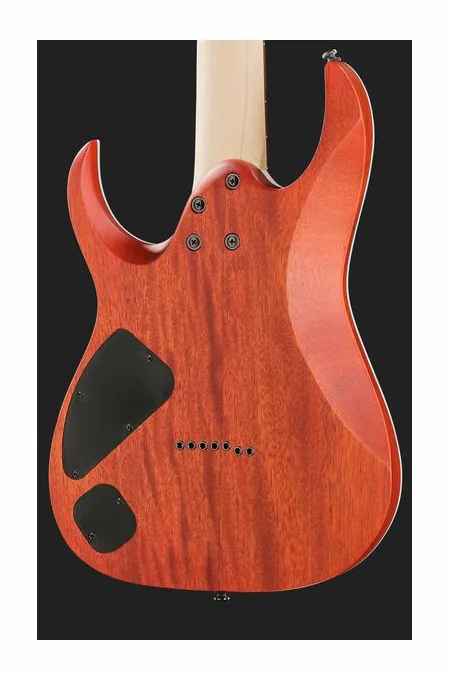 Ibanez RGA742FM-TGF, curve del body viste dall'alto