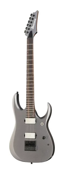 Ibanez RGD61ALET-MGM inquadrato di fronte su sfondo neutro