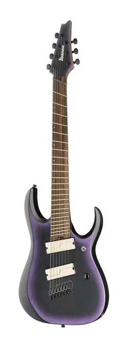 Ibanez RGD71ALMS-BAM inquadrato di fronte su sfondo neutro