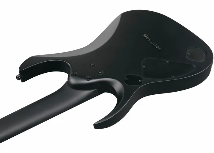 Ibanez RGDRB71-BKF, manico e tastiera visti di lato