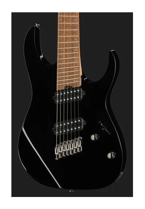Ibanez RGMS7-BK Multiscale, curve del body viste dall'alto